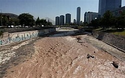 rio mapocho contaminado